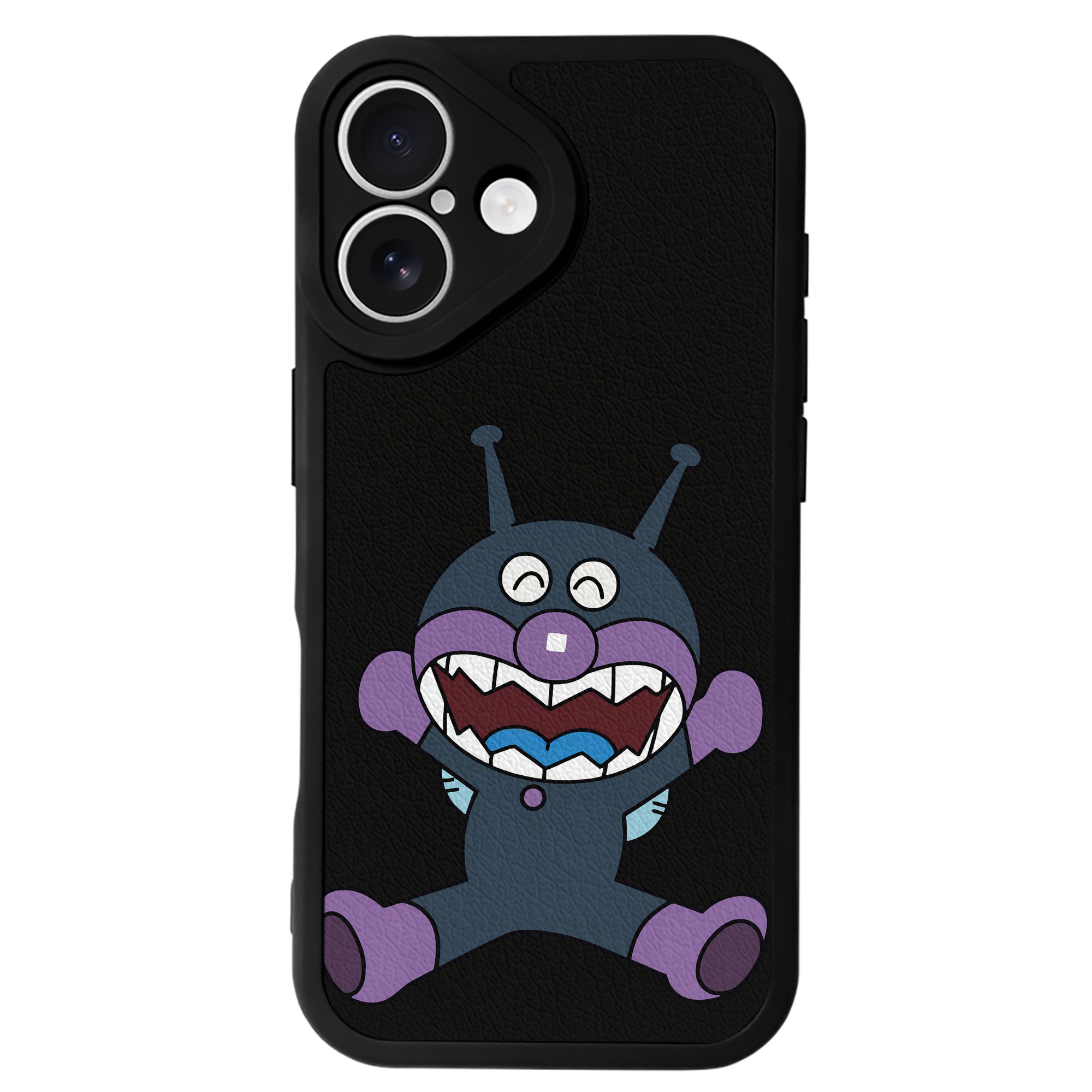 （画像用） アンパンマン Anpanman 【iPhone 16シリーズ対応】シリコンスマホケース（レザー調） 材質：シリコン